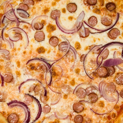 Poză Pizza Salsiccia Cipolla
