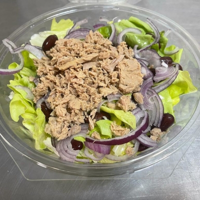 Poză Salata cu salata verde, ton, fasol