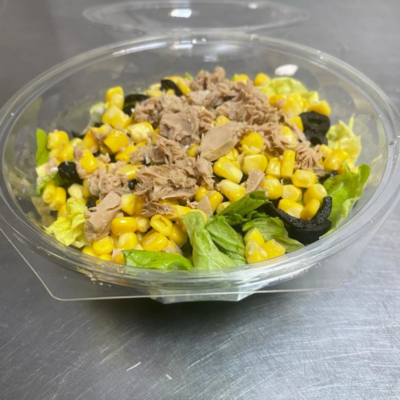 Poză Salata cu salata verde, ton, porum